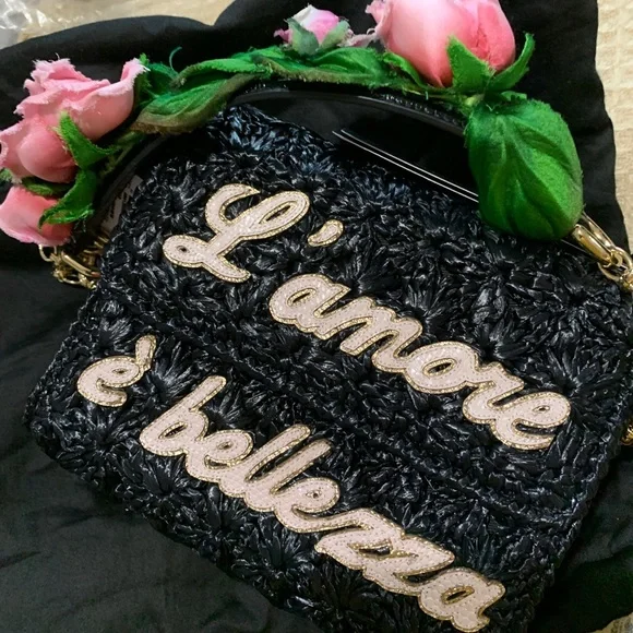 SOLD⛔️AUTHENTIC  DOLCE & GABBANA MILLENIALS " L'Amore E'Bellezza" FLORAL - Picture 4 of 16